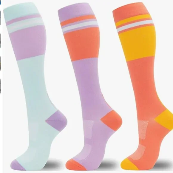 Brand new - Colorful Compression Socks - Picture 2 of 3